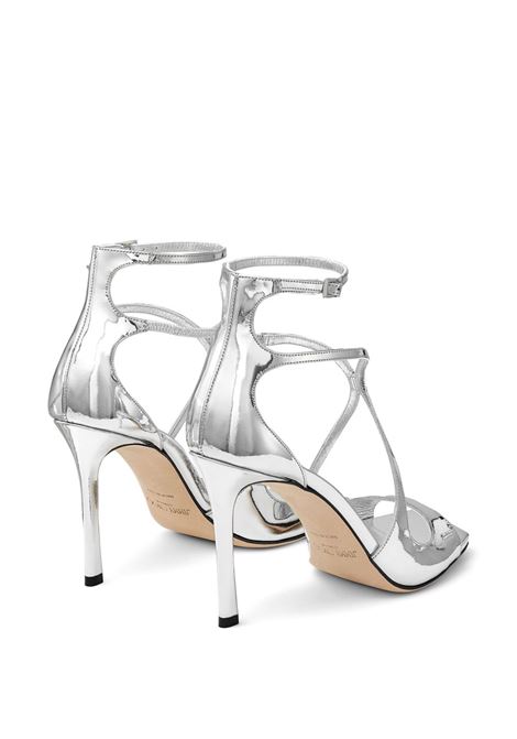 Sandali con effetto metallico in argento Jimmy choo - donna JIMMY CHOO | AZIA95QUISLVR